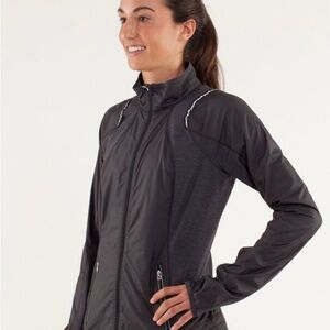 lululemon athletica Charcoal running jacket